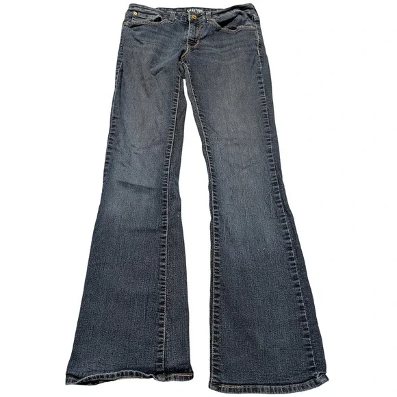 Signature by Levi Strauss Womens Modern Boot Cut Jeans Dark Wash 10L W30 L34 - Picture 1 of 7